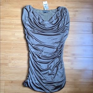 Express rushed dress top NWT